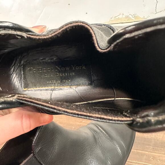 To Boot New York Adam Derrick Men's Black Leather Boots size 10 #21041 - Picture 4 of 9